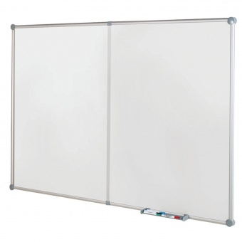 Endlos-Whiteboard, Grundmodul, 2x  90x120 cm im Hochformat, 